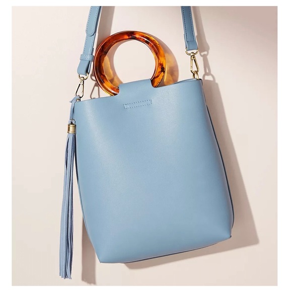 Anthropologie Handbags - ❌SOLD❌Anthropologie Lucite-Handled Tote Bag